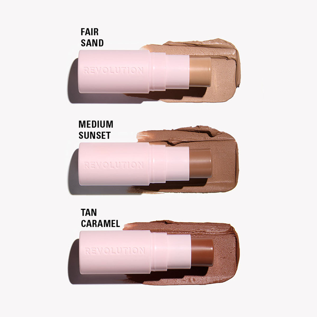 Makeup Revolution Skin Silk Bronzer Stick - Medium Sunset - Distacart