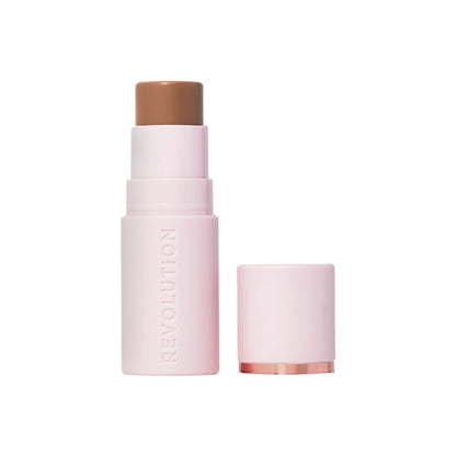 Makeup Revolution Skin Silk Bronzer Stick - Medium Sunset - Distacart
