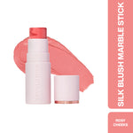 Thumbnail for Makeup Revolution Skin Silk Marble Blush Stick - Rosy Cheeks