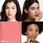 Thumbnail for Makeup Revolution Skin Silk Marble Blush Stick - Rosy Cheeks - Distacart
