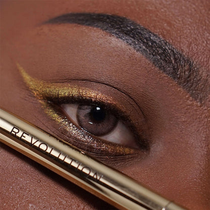 Makeup Revolution Metallic Duochrome Eyeliner - Stardust - Distacart
