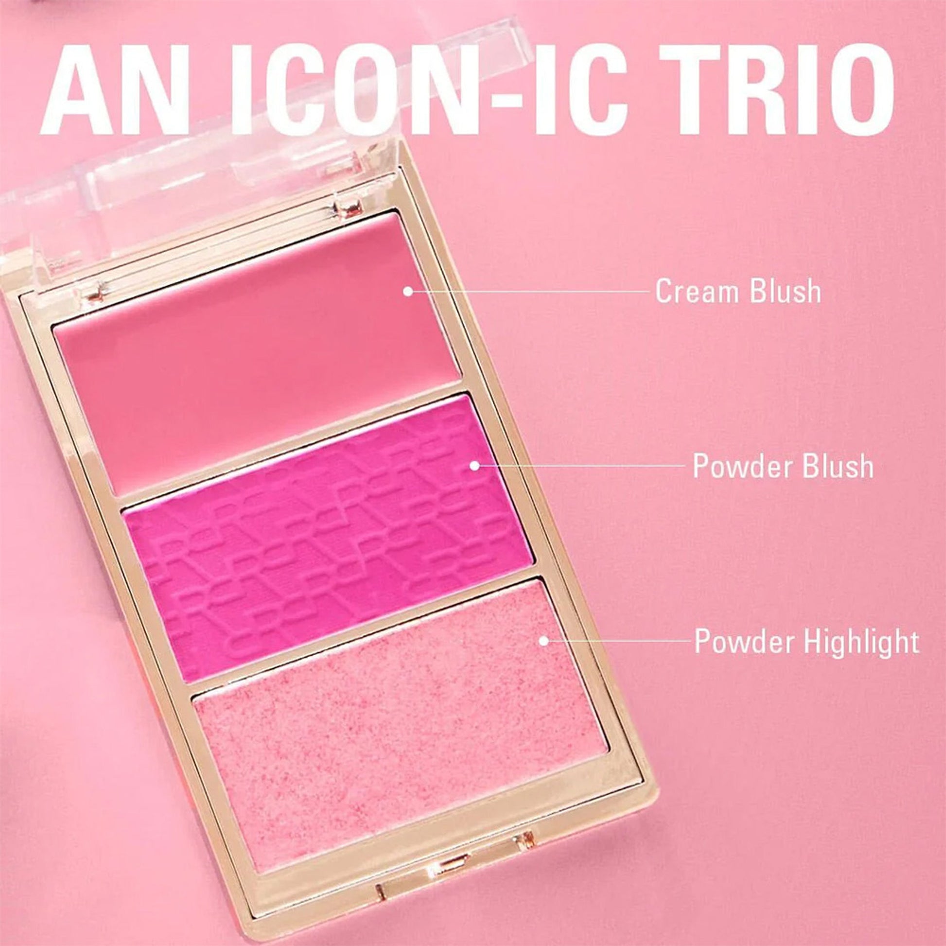 Makeup Revolution Blush Icon Palette - Hot Pink Flag - Distacart