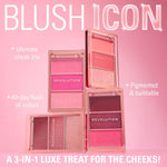 Thumbnail for Makeup Revolution Blush Icon Palette - My Cherry Truth - Distacart