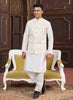 Raivat Ethnic Art Silk Digital Print Work Jacket Set In Yellow Colour - Distacart