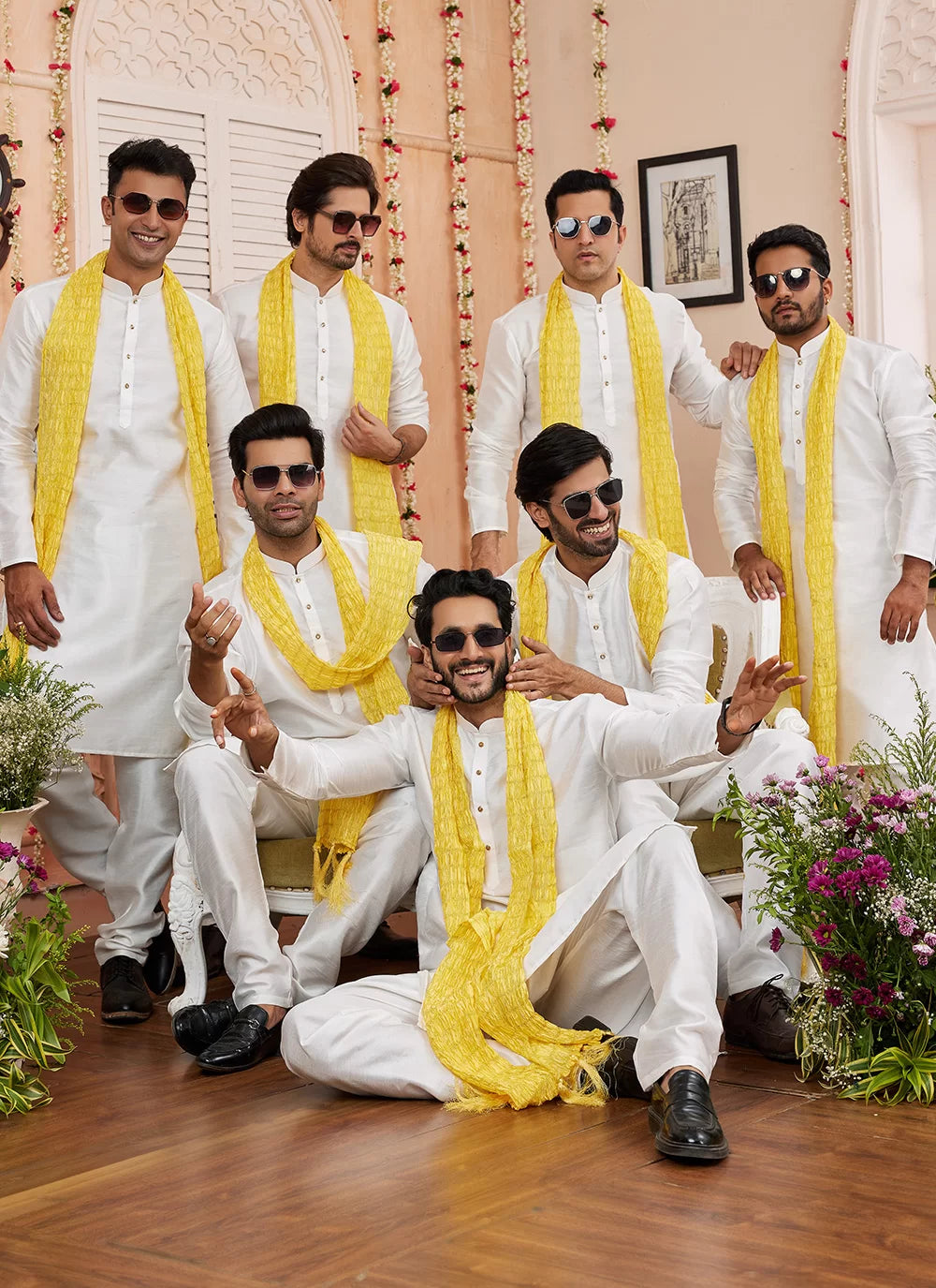 Raivat Ethnic Cream Colour Art Silk Kurta Pajama With Matching Dupatta