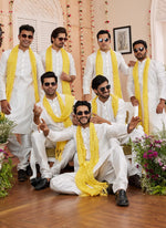 Thumbnail for Raivat Ethnic Cream Colour Art Silk Kurta Pajama With Matching Dupatta