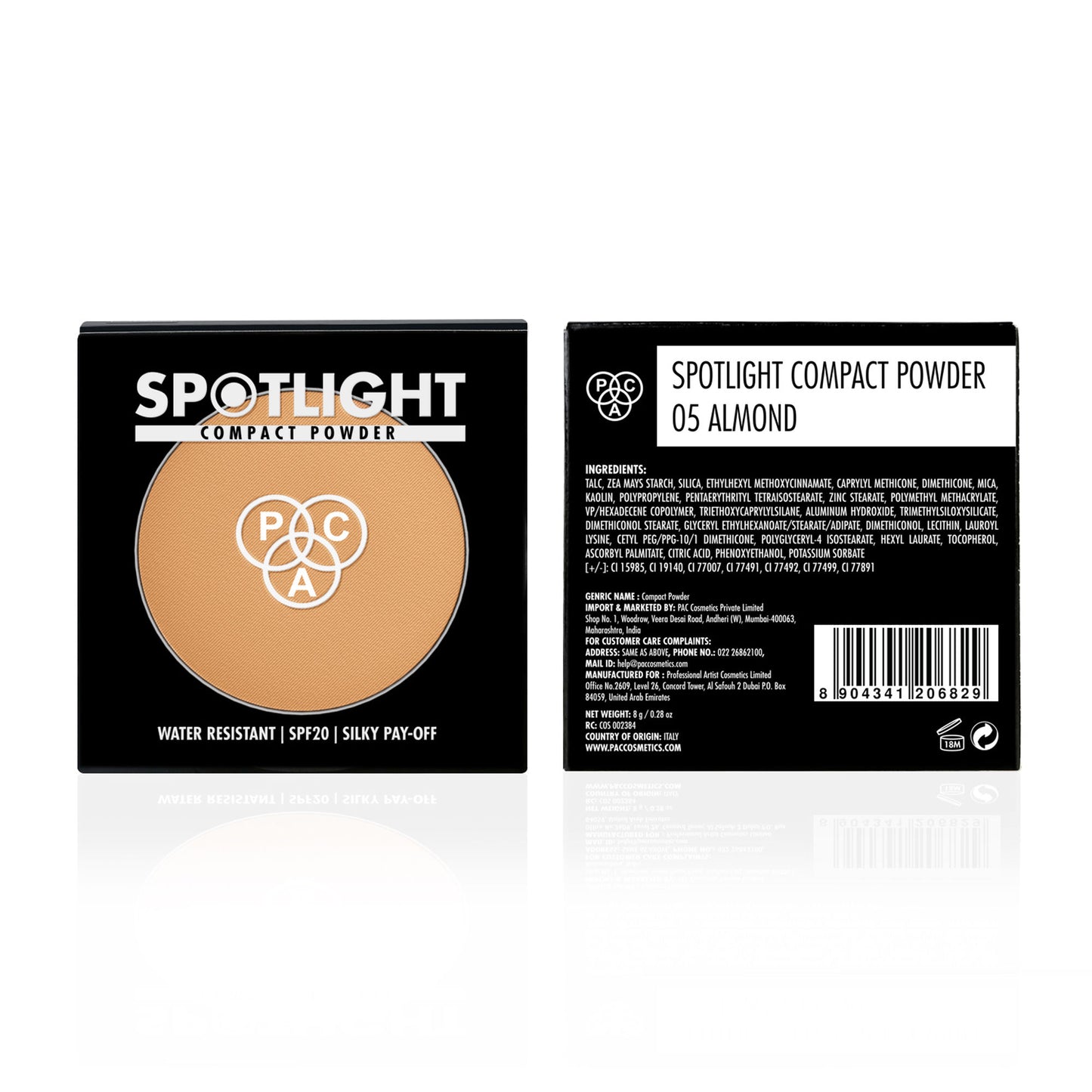 PAC Studio Spotlight Compact Powder - 05 Almond - Distacart
