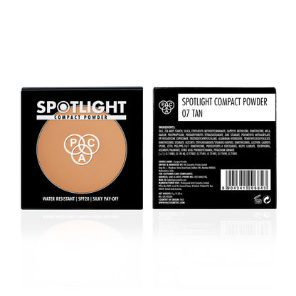 PAC Studio Spotlight Compact Powder - 07 Tan - Distacart