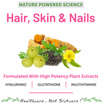 Thumbnail for bliss welness hair skin nails veg tablet