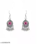 Thumbnail for Tehzeeb Creations Women's Multi Colour Meenakari Oxidised Necklace Set - Distacart