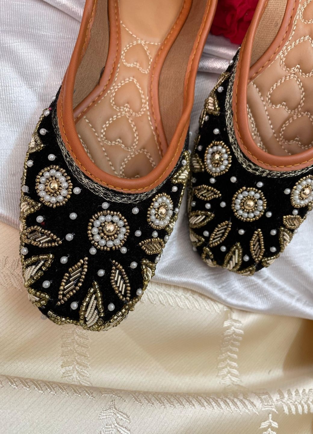 Desi Colour Women Indian Ethnic Footwear-Velvet Wedding-7 - Distacart