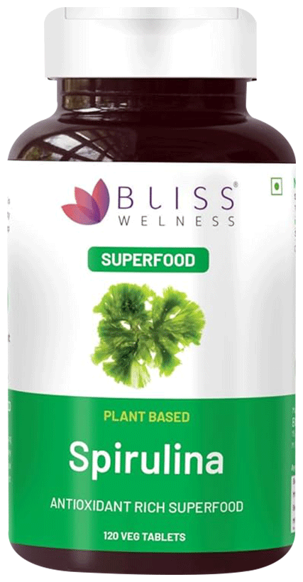 bliss welness immunity wellness spirulina veg tablet