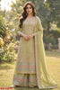 Anaita Green Chinon Suit with Embroidery & Sequence Work - Dista