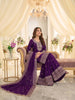 Anaita Violet Chinon Readymade Suit with Embroidery & Sequence Work - Dista