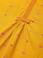 Thumbnail for All About You Women Yellow & Pink Printed Kurta - Distacart