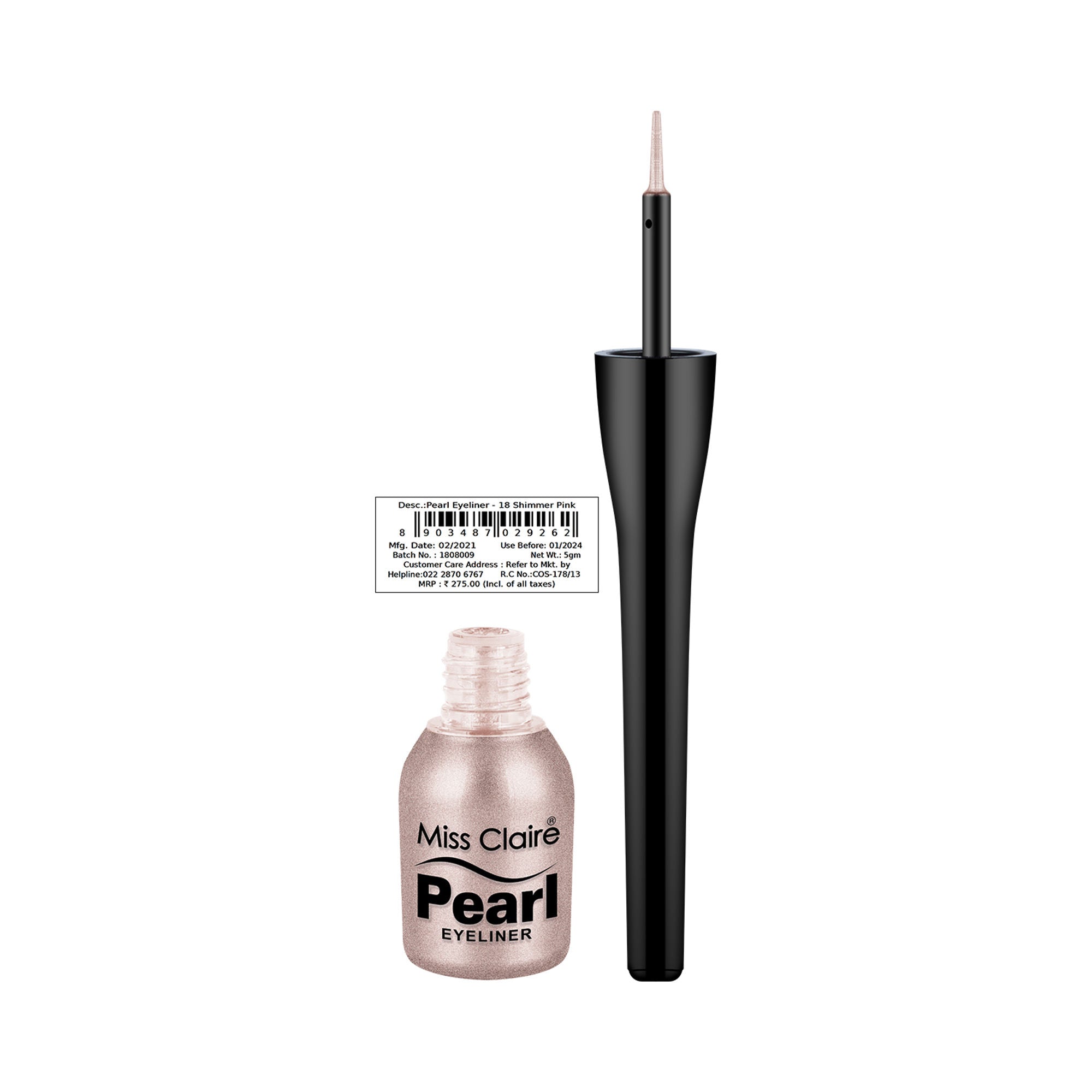 Miss Claire Pearl Eyeliner - 18 Shimmer Pink