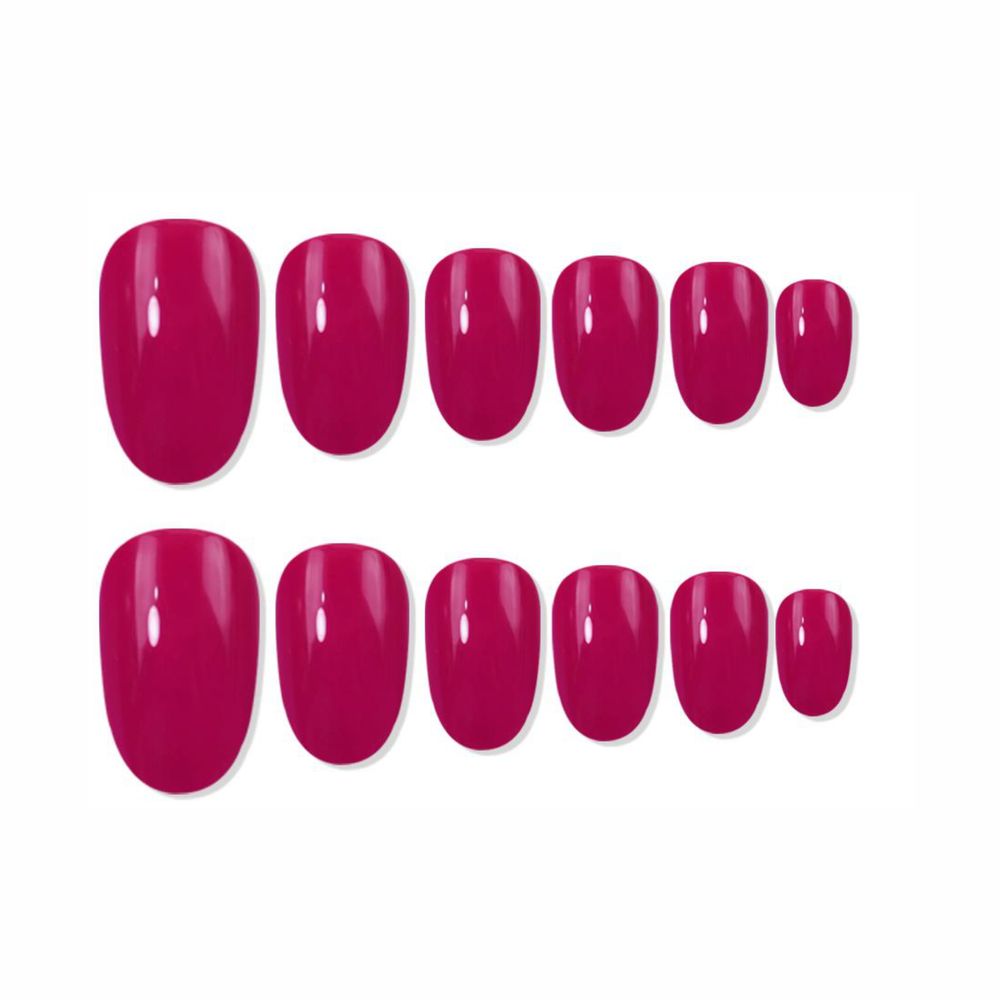 shills professional reusable press on nails oval spn530