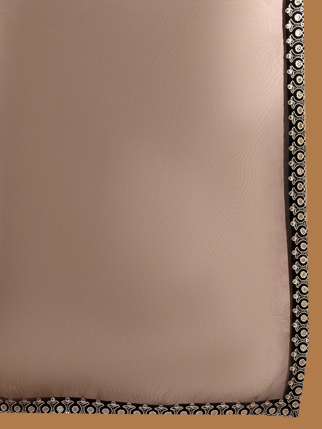 Indo Era Floral Yoke Design Regular Thread Work Kurta With Trousers & Dupatta