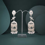 Thumbnail for Tehzeeb Creations Gold-Polished Parrot Design Earrings - Distacart