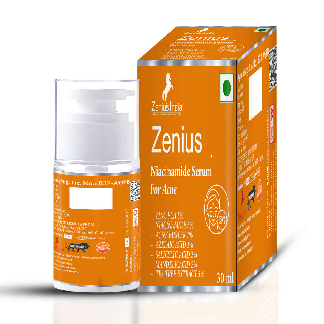 Zenius Niacinamide Serum for Face Acne - Dista