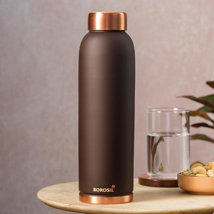 Borosil Colour Copper bottle - Brown - Dista