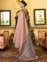 Thumbnail for NOZ2TOZ Women's Bhagalpuri Silk Camel Brown Printed Designer Saree With Blouse Piece - Distacart