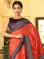 Thumbnail for NOZ2TOZ Women's Bhagalpuri Silk Black Printed Designer Saree With Blouse Piece - Distacart