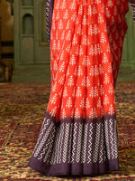 Thumbnail for NOZ2TOZ Women's Bhagalpuri Silk Black Printed Designer Saree With Blouse Piece - Distacart