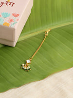 Thumbnail for Ruby Raang Jhumka Drop Tikka - Distacart