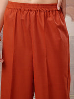 Thumbnail for Vishudh Embroidered Regular Thread Work Kurta with Palazzo & Dupatta
