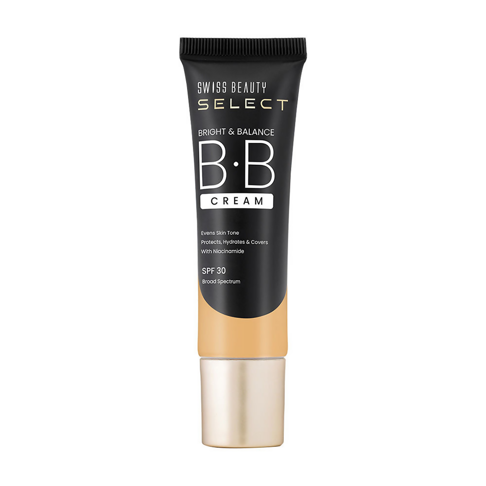 Swiss Beauty Select Bright & Balance BB Cream With Niacinamide - 6 My Cinnamon - Distacart
