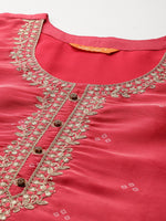 Thumbnail for Indo Era Ethnic Motifs Printed Zari Kurta with Trousers & With Dupatta