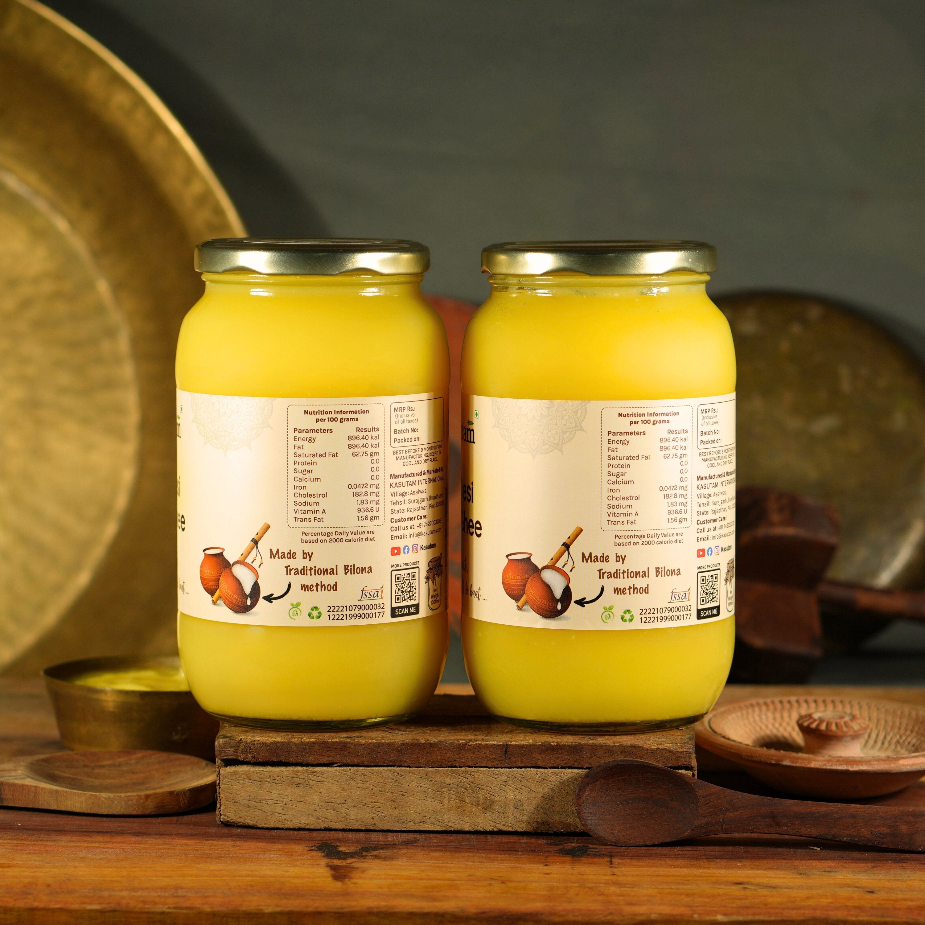 Kasutam A2 Desi Cow Bilona Ghee - Distacart