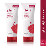 Thumbnail for Plum Saffron & Papaya Glow Bright Gel Face Wash - Pack Of 2