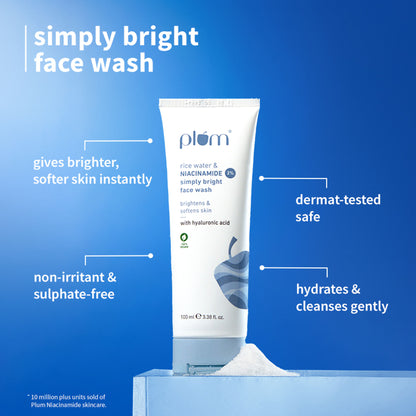 Plum Niacinamide Bright & Clear Skin Combo - Distacart