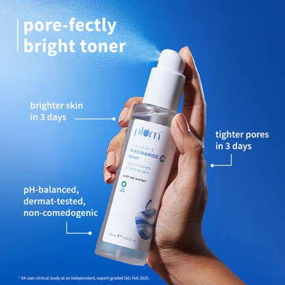 Plum Niacinamide Bright & Clear Skin Combo - Distacart