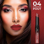Thumbnail for Miss Claire Envy Kiss Non Transfer Lipstick - 04 Flamenco Pout - Distacart