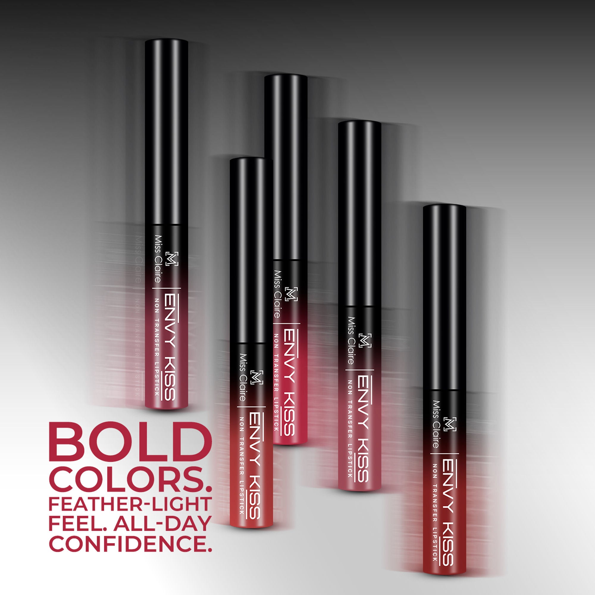 Miss Claire Envy Kiss Non Transfer Lipstick - 06 Pink Crush