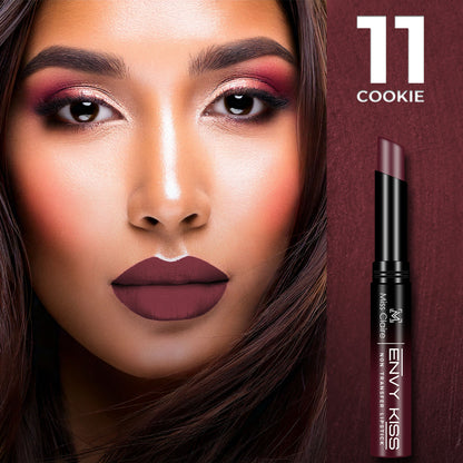 Miss Claire Envy Kiss Non Transfer Lipstick - 11 Cookie - Distacart