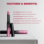 Thumbnail for Miss Claire Envy Kiss Non Transfer Lipstick - 20 Flirt With Me - Distacart