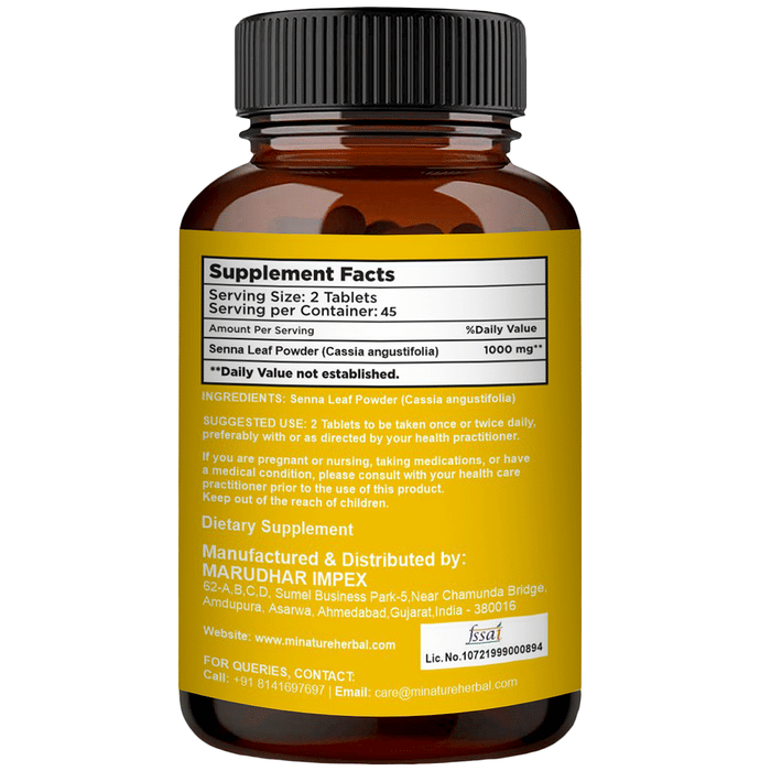 Minature Senna Tablet