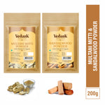 Thumbnail for Vedask Organic Multani Mitti And SandalWood Powder Combo Pack - Dista