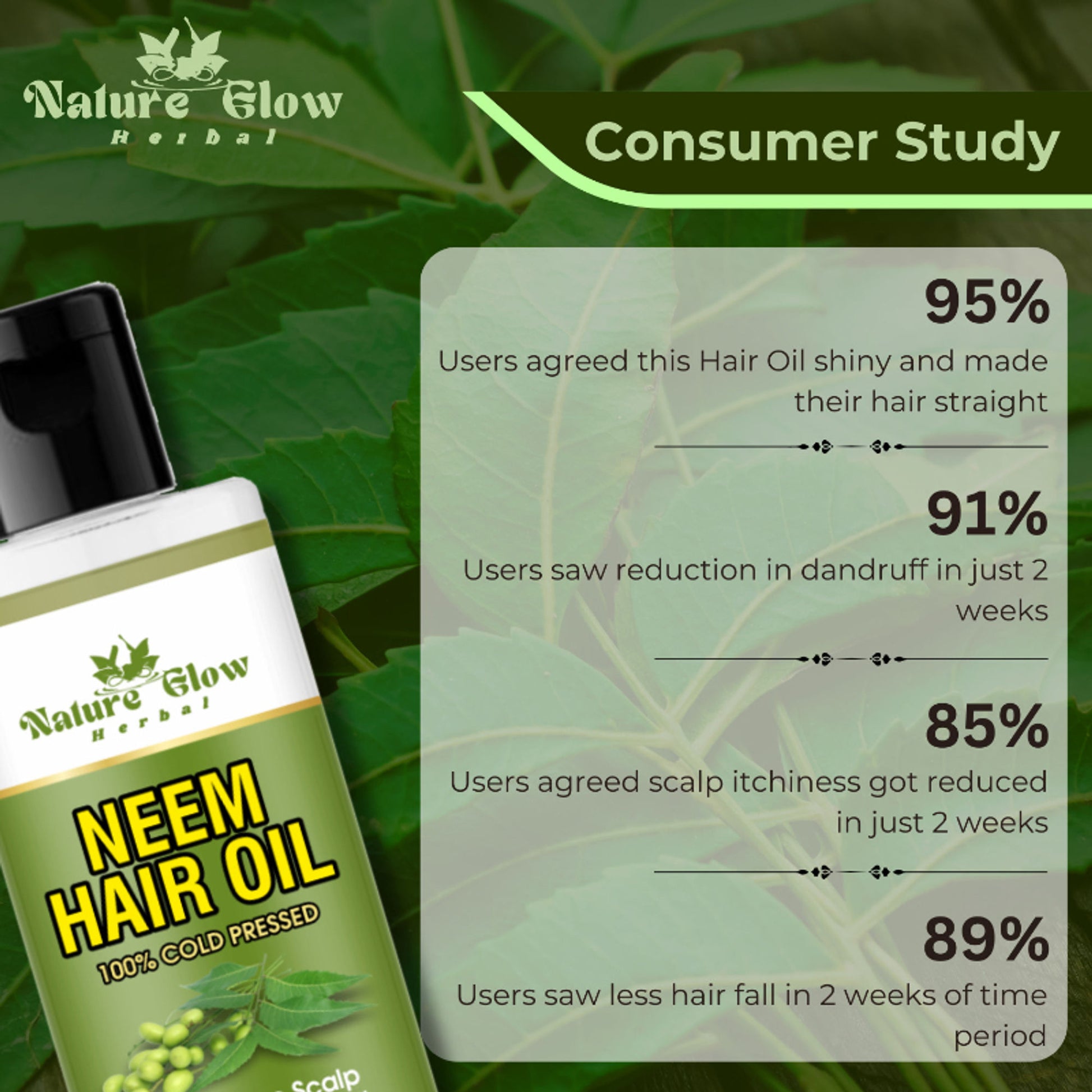 Nature Glow Herbal Neem Hair Oil - Distacart