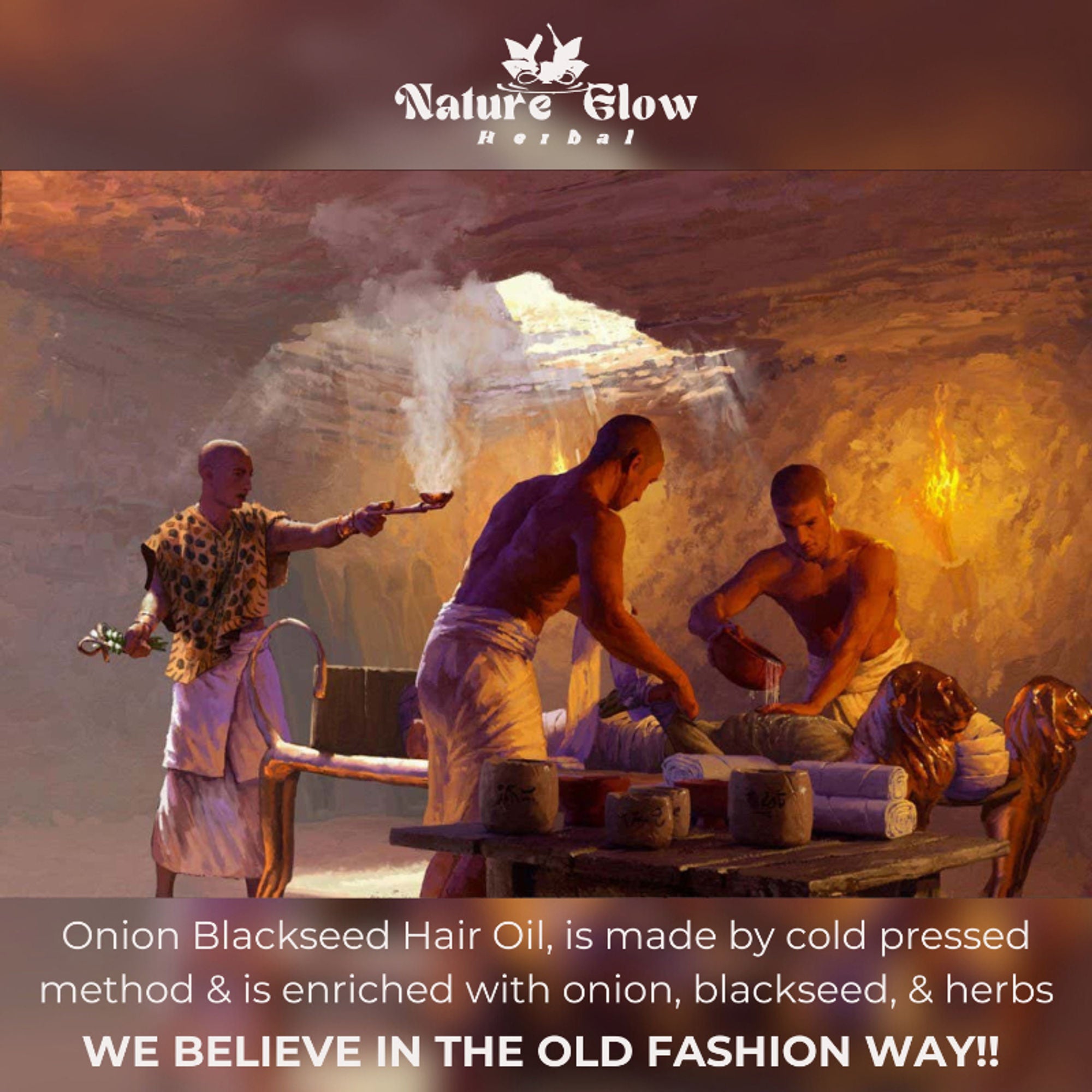 Nature Glow Herbal Onion Black Seed Hair Oil - Distacart