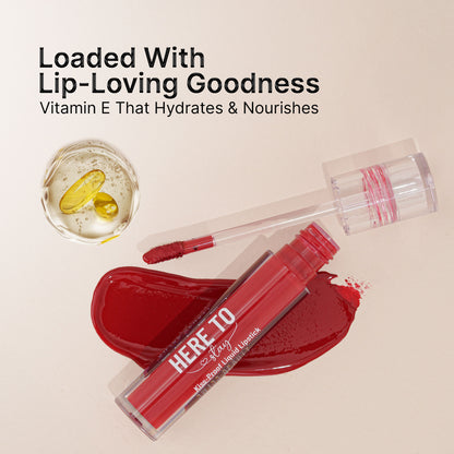 Swiss Beauty Select Here To Stay Kiss Proof Liquid Lipstick - 9 Shocking Pink - Distacart