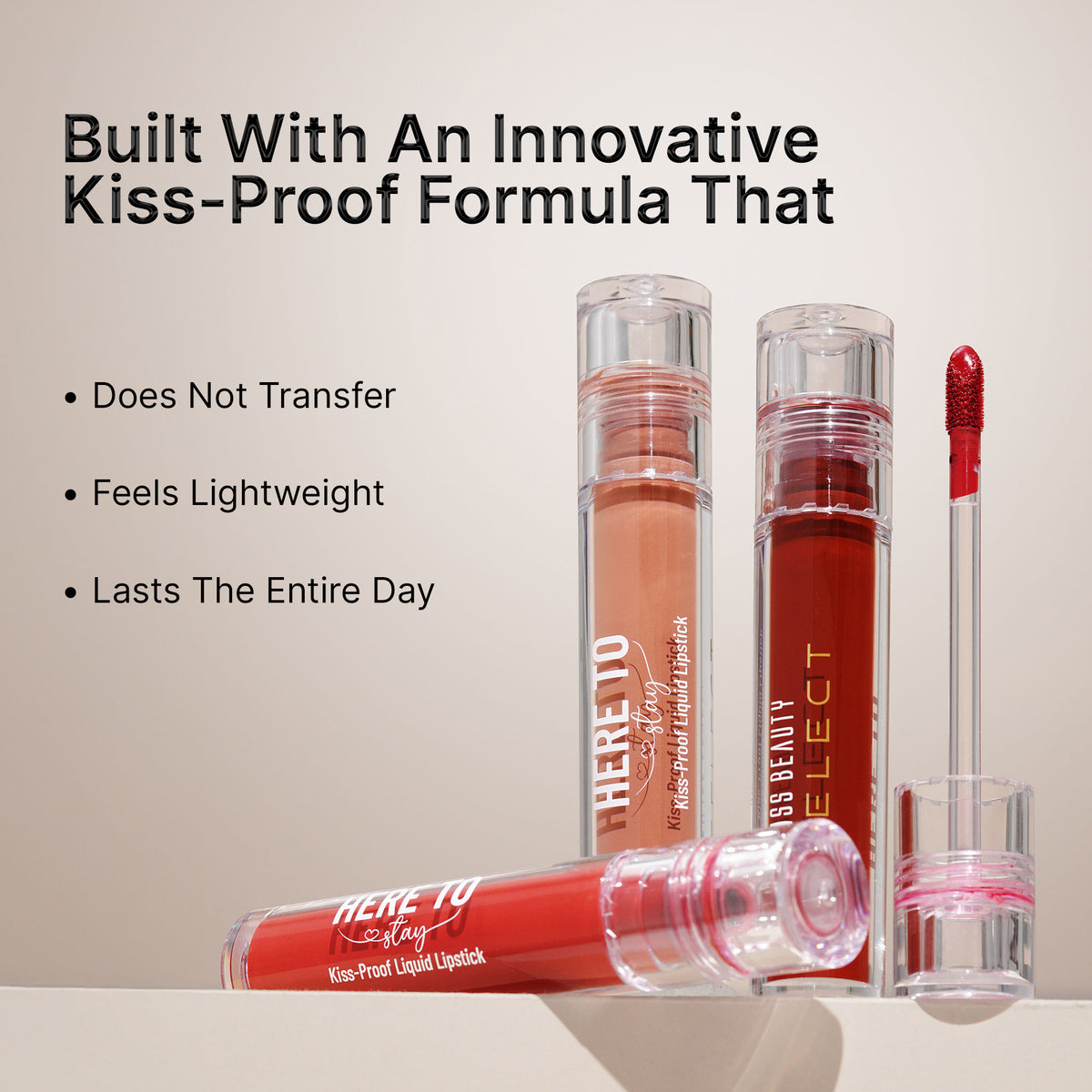 Swiss Beauty Select Here To Stay Kiss Proof Liquid Lipstick - 9 Shocking Pink - Distacart