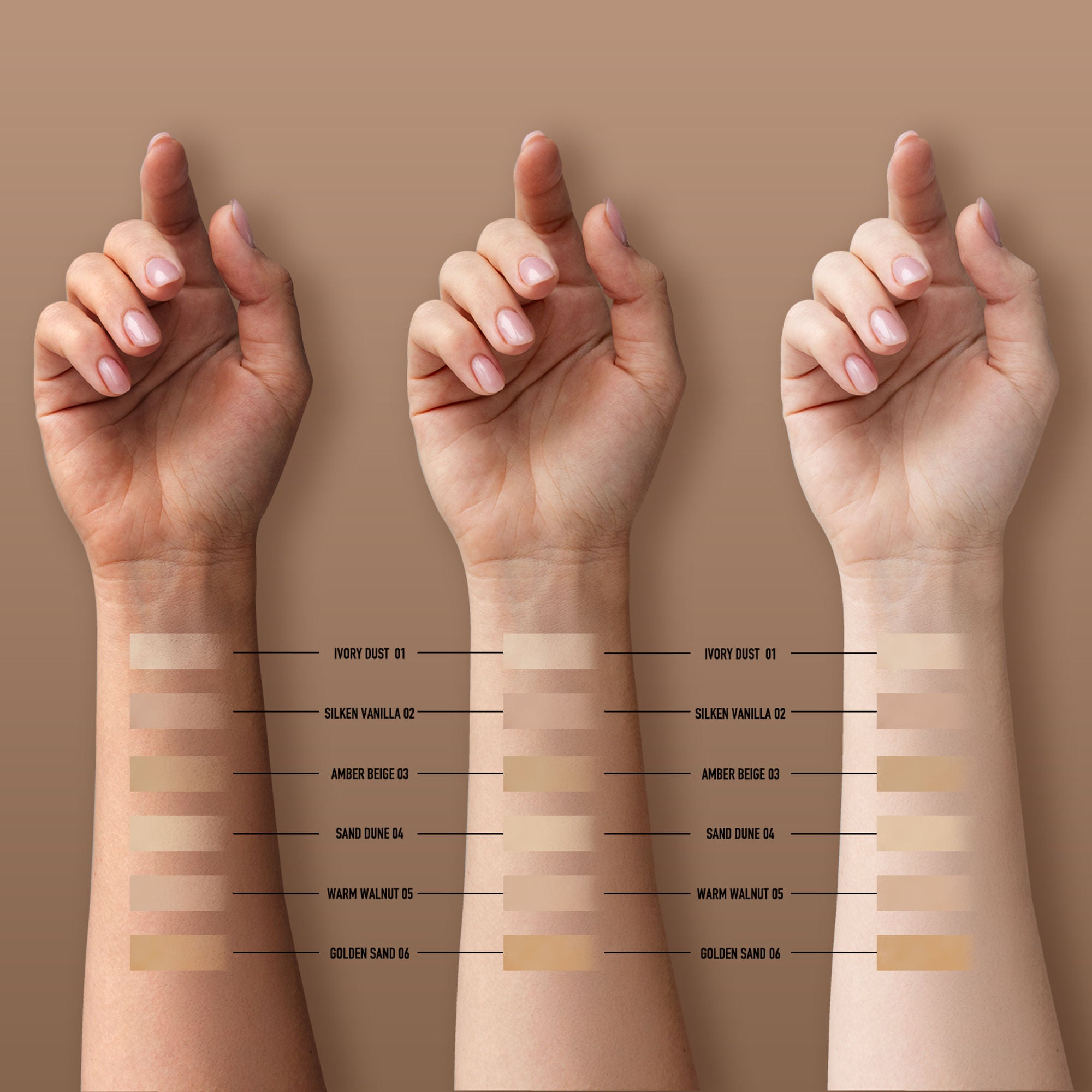 Miss Claire Hd Compact Powder - 02 Silken Vanilla