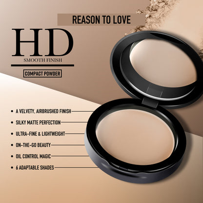 Miss Claire Hd Compact Powder - 04 Sand Dune - Distacart