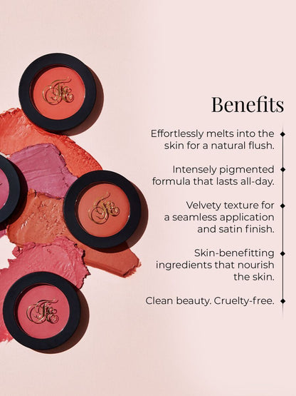Forest Essentials Noor Nikhaar Satin Cheek Tint Gerua - Terracotta - Distacart
