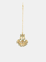 Thumbnail for Ruby Raang Gold Polished Gold Kundan Maang Tikka